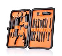 MOBYGKFY 1 Set Stainless Steel Nail Clipper Cutter Trimmer Ear Pick Grooming Kit Manicure Pedicure Toe Art Beauty Tools Kits