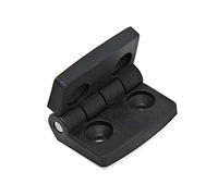 MOBYGKFY 10PCS Black Plastic Door Bearing Butt Hinges Cabinet Drawer Jewellery Box Hinge Hinge