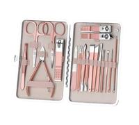 MOBYGKFY 18/10 PCS Nail Clipper Set Stainless Steel Rose Gold Silver Manicure Cutters