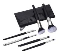 MOBYGKFY 6pcs Complete With A Universal Black Makeup Brush For Any Skin Type