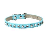 MOBYGKFY Adjustable Puppy Collar Cat Leather Watchband Kitten Accessories