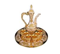 MOBYGKFY Antique Liquor Set Classic Liquor Cup Light Luxury Household Wine Pot Ancient Wine Divider