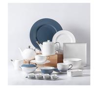 MOBYGKFY Bone China Ceramic Tableware Light Hotel Afternoon Tea Bowl Tray Restaurant Chain Position on The Table