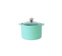 MOBYGKFY Colorful Large Soup Pot Creative Glass Cover Steamer Saucepan Cookware Cooking Supplies Kitchen Pot(3-Pack,3.2l)