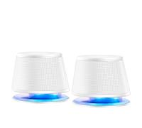 MOBYGKFY Desktop Desktop Computer Audio Laptop Games Compact Heavy Bass Multimedia Speaker Active Speaker(D)