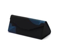 MOBYGKFY Foldable Eyeglasses Case is Not Easy to Be Pressed Sunglasses Case Eyeglasses Case Lightweight Triangle(Argento)