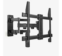 MOBYGKFY Full Motion Retractable LCD Bracket TV Wall Mount Tilting Swivel Stand Adjustable Arm
