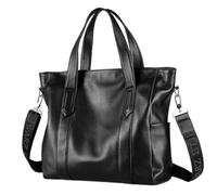 MOBYGKFY Genuine Leather Men's Handbag Korean Men's Business Briefcase Layer Cowhide Computer Bag