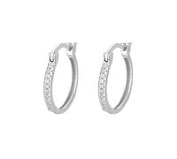 MOBYGKFY Large Circle Personality Fashion Temperament Advanced Earrings Silver