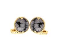 MOBYGKFY Men's French Alabaster Cufflinks Suit Shirt Formal Wear Accessories
