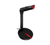 MOBYGKFY Microphone Vocal Record Singing Studio PC 3.5mm for Computer Vol Adjust Switch Rotatable Flexible Professional Mic