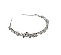 MOBYGKFY New Model Moonstone Metal Headband Woman Design Fold Affordable Luxury Sweet But Cool