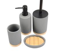 MOBYGKFY Nordic Sanitary Wash Set Hotel Resin Sanitary Set Home Bathroom 4 Piece Set Decoration