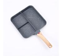 MOBYGKFY Pan Square Non-Stick 3-in-1 Multi-Functional Skillet Non-Stick Breakfast Pancake Pan