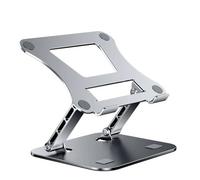 MOBYGKFY Phone Tablet Stand Adjustable Aluminum Alloy laptop Tablet up to 17 "Laptop Portable Folding stand Cooling