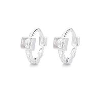 MOBYGKFY Retro Ear Luxury Minority Group Design Silver Earrings