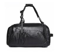 MOBYGKFY Retro Leather Duffle Bag Weekend Bag Men's Handbag Men Real Cowhide Leather Travel Duffle Bag
