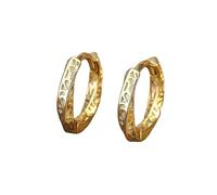 MOBYGKFY Silver Earrings Ear Clips Minority Gold