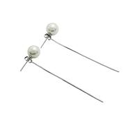 MOBYGKFY Silver Personality Versatile Pearl Tassel Advanced