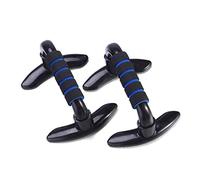MOBYGKFY Stand with Adjustable Heights Includes Jump Rope Cushioned Foam Grip and Non-Skid Pad for Home Workout, Chest Tricep Bodyweight Training
