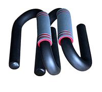 MOBYGKFY Stand with Adjustable Heights Includes Jump Rope Cushioned Foam Grip and Non-Skid Pad for Home Workout, Chest Tricep Bodyweight Training