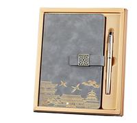 MOBYGKFY Stationery Set Gift Box Notebook Office Gift Notepad With Hand Gift Notebook(A)