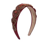 MOBYGKFY Super flash drill headband personality palace wide edge hair accessories