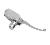 MOBYMUTO Universal 1" 25mm Motorcycle Brake Master Cylinder Lever, Chrome Handle Brake Master Cylinder Clutch Lever, Hydraulic Brake Clutch Master Cylinder Lever (Right Side)