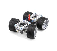 MOC Basic Car Chassis Differentials Support Add Motor Shock Absorbing Suspension Redesign for Building Blocks Sports Car Modifications