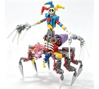 MOC Spider-Clown Monster Building Set, Halloween Dark Creative Mecha Model | 351 PCS Collectible Robot Bricks Kit, DIY Assembly Toy for Teens & Adult, Only Digital PDF Instruction, No Paper Manual