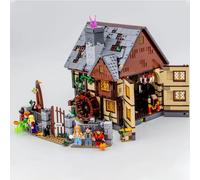 MOC Street View Model Halloween Hocus Pocused Witch Sanderson House Building Sister's Cottage Blocks Bricks Festival Party Gifts 2316pcs