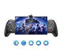 Mocagen MC2 Max Phone Game Controller for Switch 1/2/Oled/iPhone/Android/iPad Mini with RGB Light /Programmable/Hall Effect Joysticks & Analog Triggers