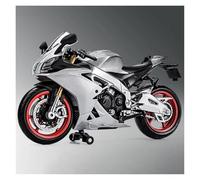 MOCALUX Die Cast Motorcycle Model For Aprilia RSV4 Motorcycle Alloy Simulation Model(Silver)