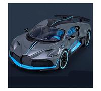 MOCALUX Scale Die-Cast Model Car 1:18 For Bugatti For DIVO Alloy Car Model Diecasts Hobbies Collection(Gray)