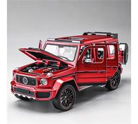 MOCALUX Scale Die-Cast Model Car 1:24 For Benz G800 SUV Alloy Diecast Car Model Hobbies Collections Displays Ornaments(Red)