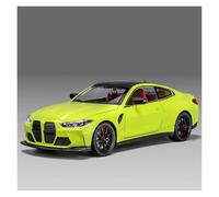 MOCALUX Scale Die-Cast Model Car 1:24 For BMW G82 M4 Coupe Alloy Sports Car Model Diecasts Vehicles Collection(Yellow)