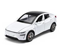 MOCALUX Scale Die-Cast Model Car 1:32 For Tesla For Model Y Alloy Diecast Car Model Hobbies Collections(White)