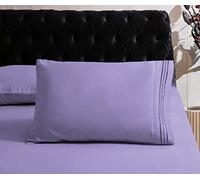 Mocassi Hotel Luxury 1800 Thread Count Bedding Pillowcases Standard Size Set of 2 - Pillow Covers - Pillow Protector - Cooling Pillowcases (Set of 2 Standard/Queen Size, Lavender)