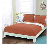 Mocassi King Fitted Sheet - Deep Pocket Cooling Sheets up to 16 inch - Hotel Luxury 1800 Premier - Softest Sheets - Wrinkle Resistant - 1 Single Bottom Fitted Sheet, King, Cooper