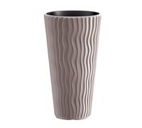 (Mocca, 1) Stunning Sandy Slim Large Plant Pot Flower Planters Indoor Outdoor Garden