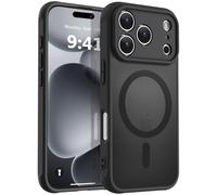 MOCCA Magnetic for iPhone 17 Pro Max Case, (Compatible with Magsafe) (16FT Military Grade Protection) Full Camera Protection Anti-Fingerprint Slim Translucent Matte Phone Cover 6.9",Black