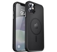 MOCCA Strong Magnetic for iPhone 12 Case/iPhone 12 Pro Case, [Compatible with Magsafe][Mil-Grade Drop Protection] Slim Shockproof Translucent Protective Phone Case for iPhone 12/12 Pro, Black