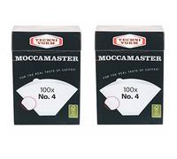 2 x Moccamaster Filter No. 4 (100 Filter Bags Each) Technivorm