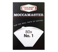 Moccamaster Filterpaper Cup-one Coffee filter Moccamaster White Paper 80 pcs