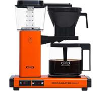 Moccamaster KBG Select Filter Coffee Machine, Handmade in the Netherlands, Retro Design, 1.25 Litres, Orange - 53817