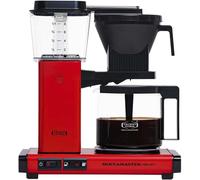 Moccamaster KBG Select, Best Filter Coffee Machine, Handmade in the Netherlands, Retro Design, 1.25 Litres, Red - 53819