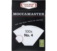 Moccamaster No.4 Paper Filters (100 Filters) - White (MMF-4)