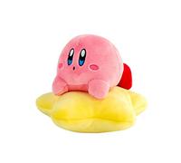 Club Mocchi Mocchi Kirby Warpstar Junior Plush Toy - 6" Cute Plush Squishy - Officially Licensed Kirby Figure Soft Toys - Kirby Room Decor - Kids Toys for 3 Year Old Boys & Girls