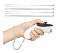 MOCCOOL Controller Wristband for Meta Quest 3 and 3S, Adjustable Secure Hand Straps, Easy Installation, Compatible with Meta Quest 3/3S Controller Accessories, 4-Pack, White