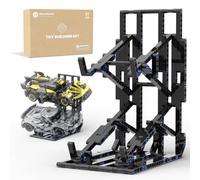 Mocellence Display Stand for Lego Technic Cars, 2-Tier Stand for Lego Car 42204 42205 42173 42161 42138 and More 1:16 Scale Cars, Display Building Kit for Boys, Girls, Adults, Ages 6+
